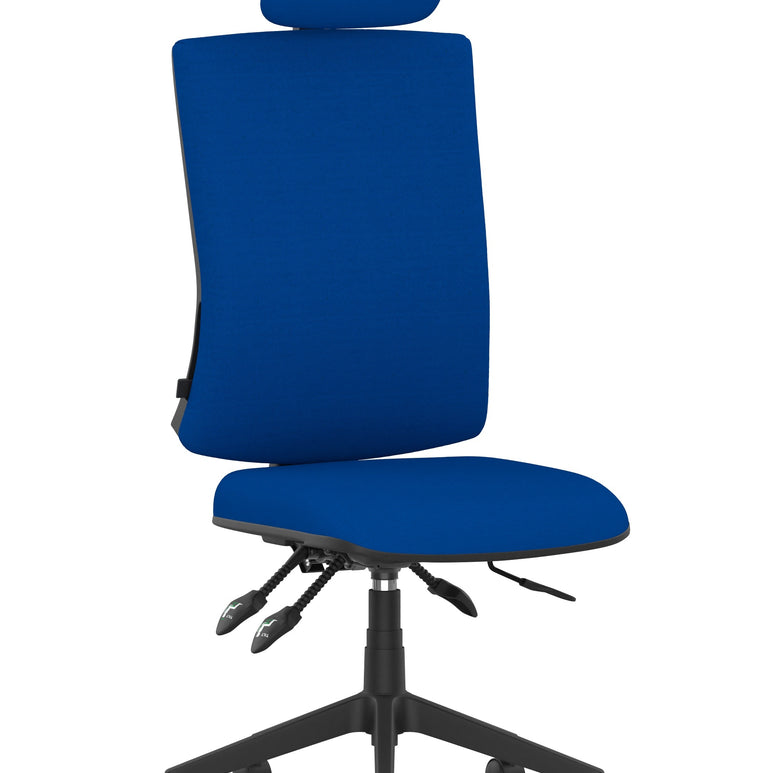 Orlena High Back Ergonomic Task Operator Office Chair with Headrest