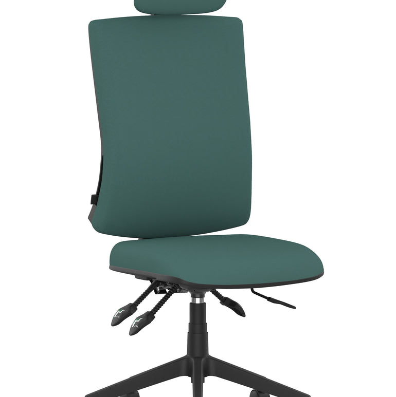 Orlena High Back Ergonomic Task Operator Office Chair with Headrest