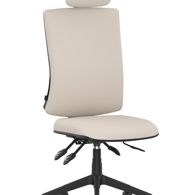Orlena High Back Ergonomic Task Operator Office Chair with Headrest