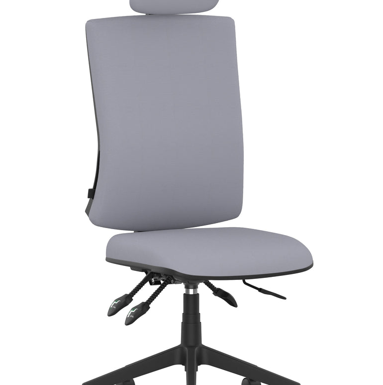 Orlena High Back Ergonomic Task Operator Office Chair with Headrest