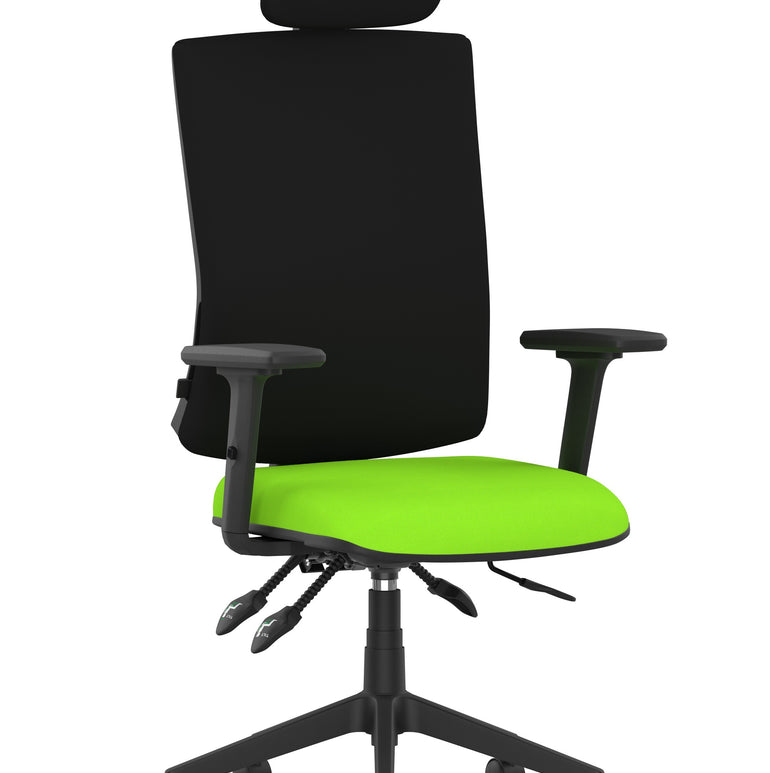 Orlena High Back Ergonomic Task Operator Office Chair with Headrest