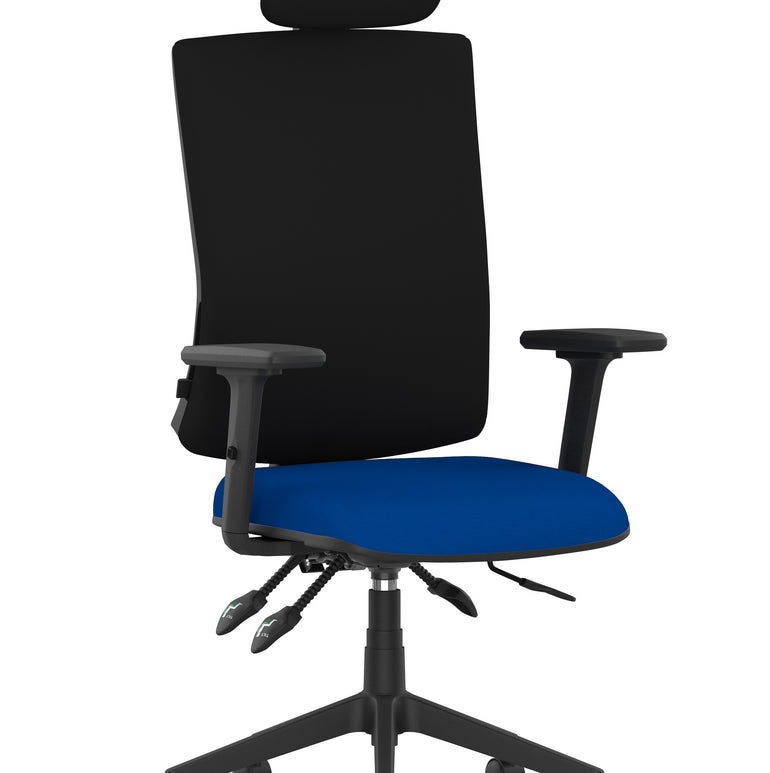 Orlena High Back Ergonomic Task Operator Office Chair with Headrest