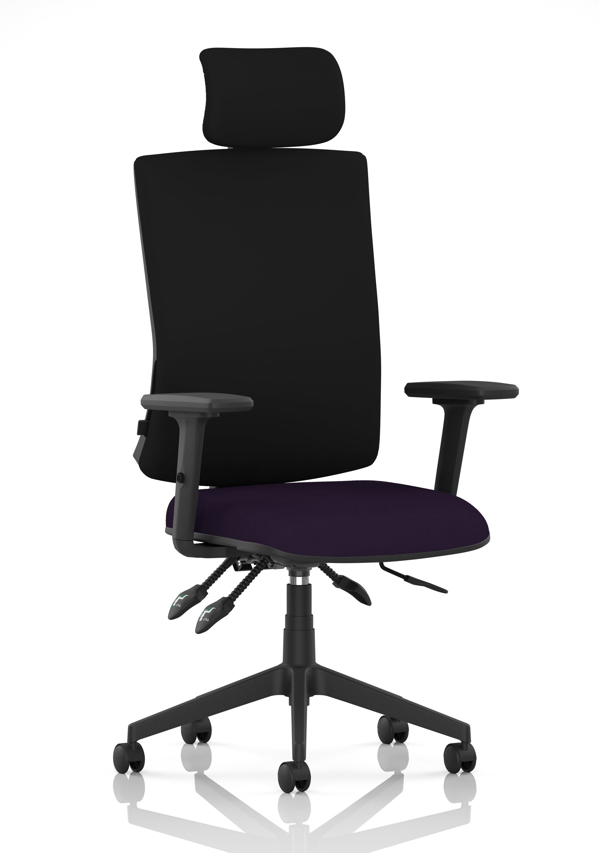 Orlena High Back Ergonomic Task Operator Office Chair with Headrest