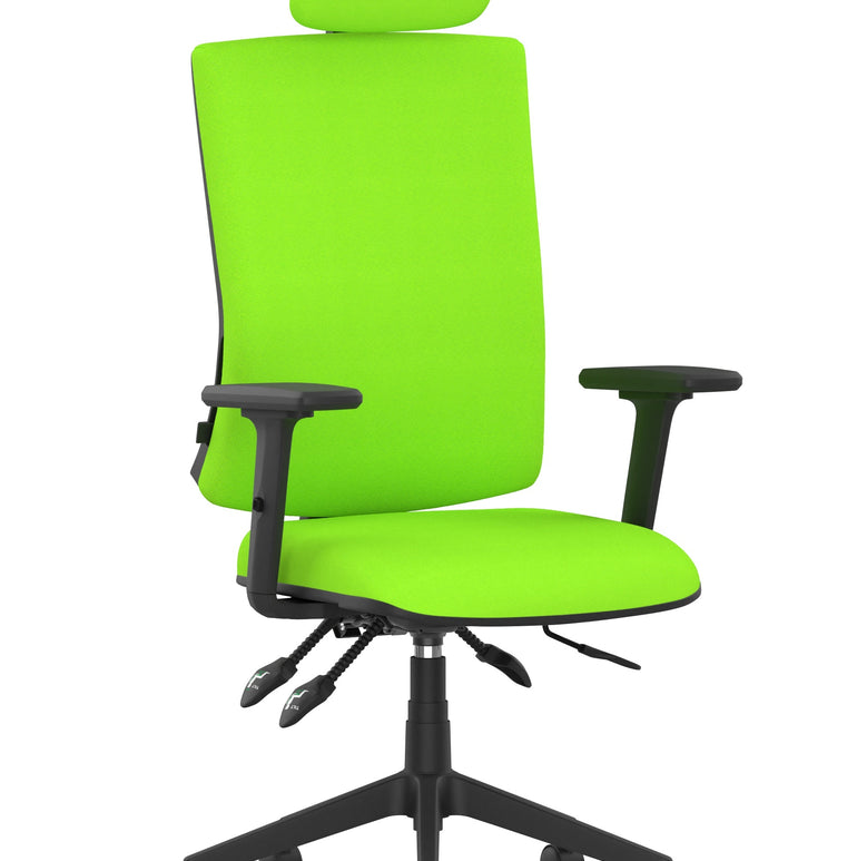 Orlena High Back Ergonomic Task Operator Office Chair with Headrest