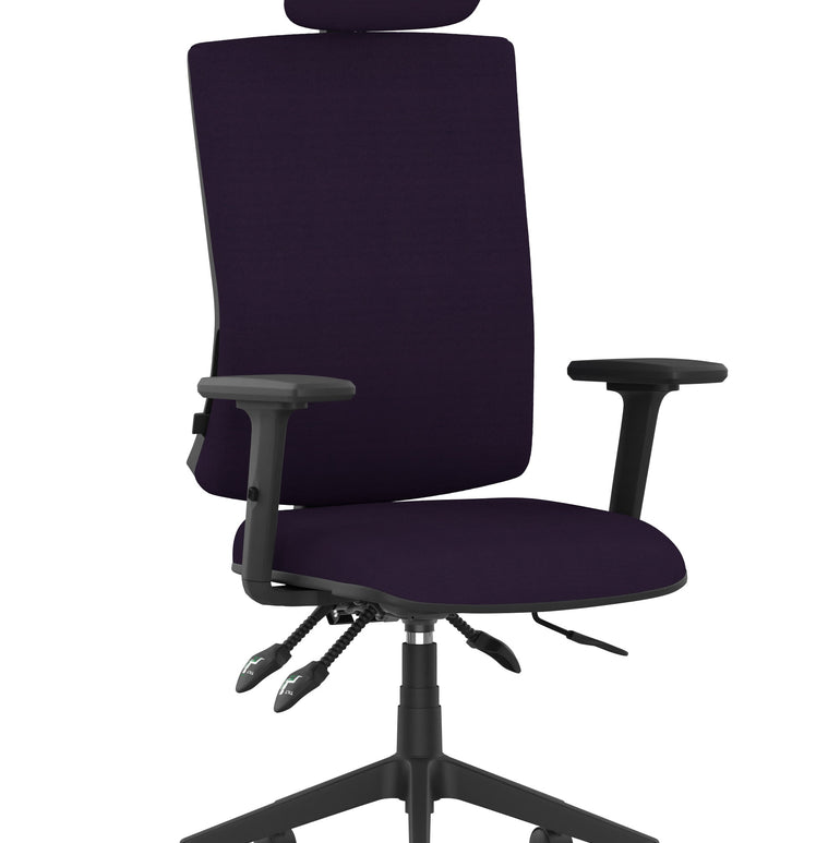 Orlena High Back Ergonomic Task Operator Office Chair with Headrest