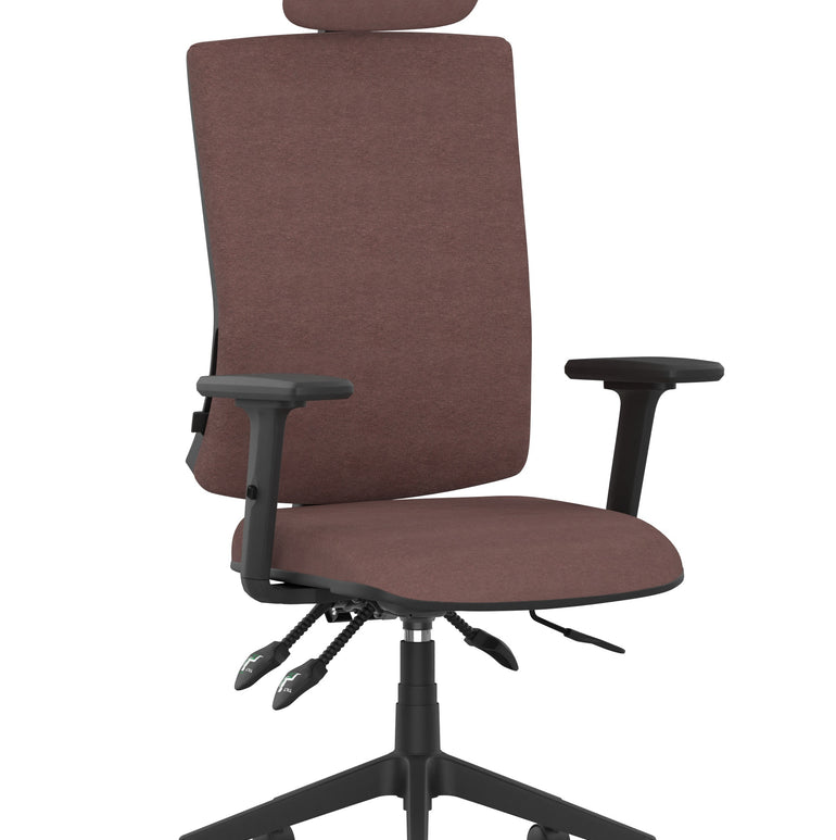 Orlena High Back Ergonomic Task Operator Office Chair with Headrest