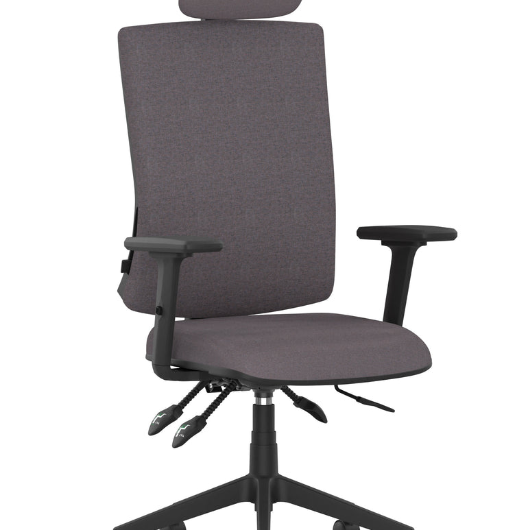 Orlena High Back Ergonomic Task Operator Office Chair with Headrest