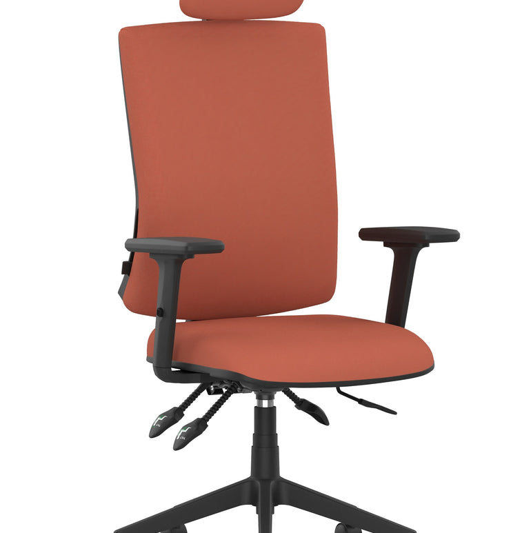 Orlena High Back Ergonomic Task Operator Office Chair with Headrest