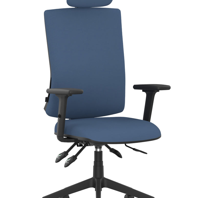 Orlena High Back Ergonomic Task Operator Office Chair with Headrest