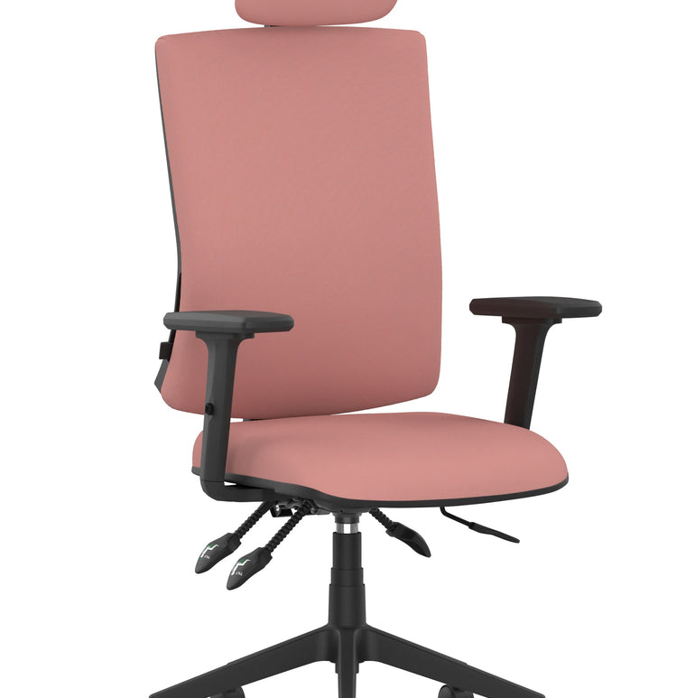 Orlena High Back Ergonomic Task Operator Office Chair with Headrest
