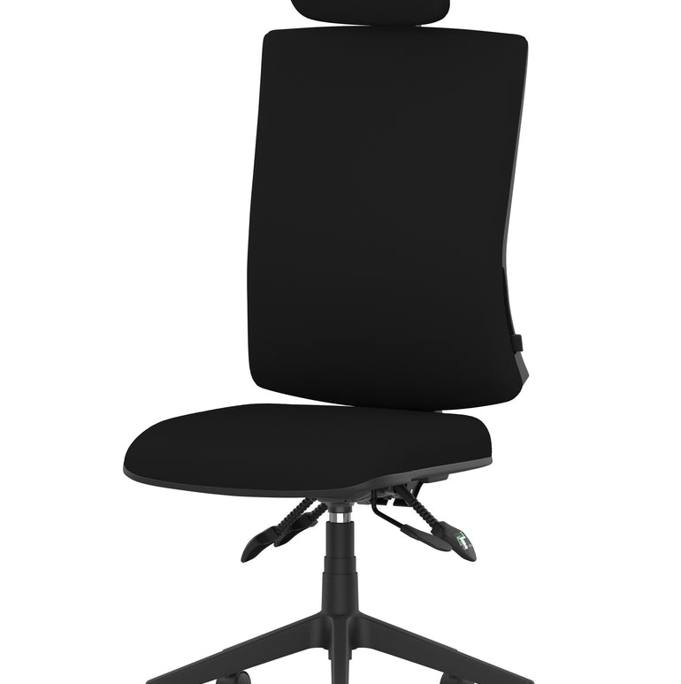 Orlena High Back Ergonomic Task Operator Office Chair with Headrest