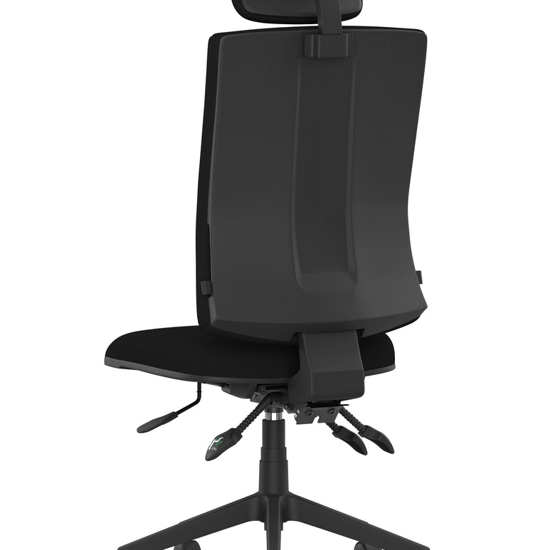 Orlena High Back Ergonomic Task Operator Office Chair with Headrest