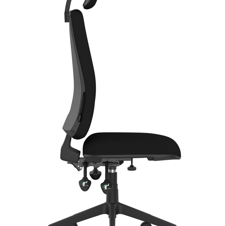 Orlena High Back Ergonomic Task Operator Office Chair with Headrest