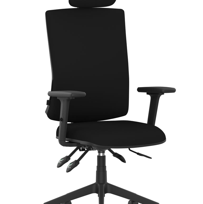 Orlena High Back Ergonomic Task Operator Office Chair with Headrest