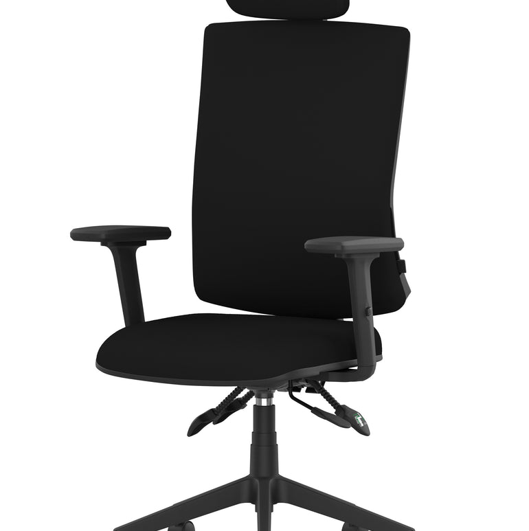 Orlena High Back Ergonomic Task Operator Office Chair with Headrest