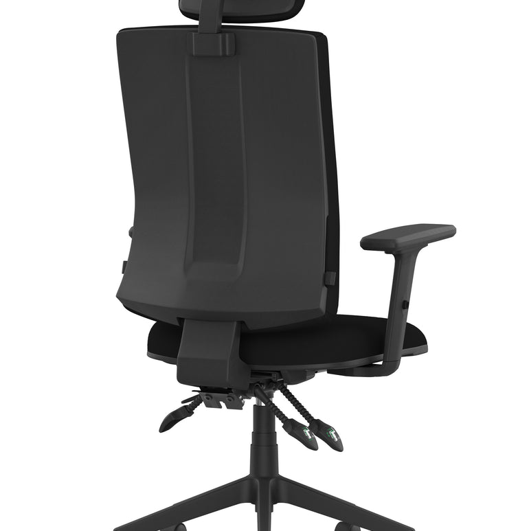 Orlena High Back Ergonomic Task Operator Office Chair with Headrest