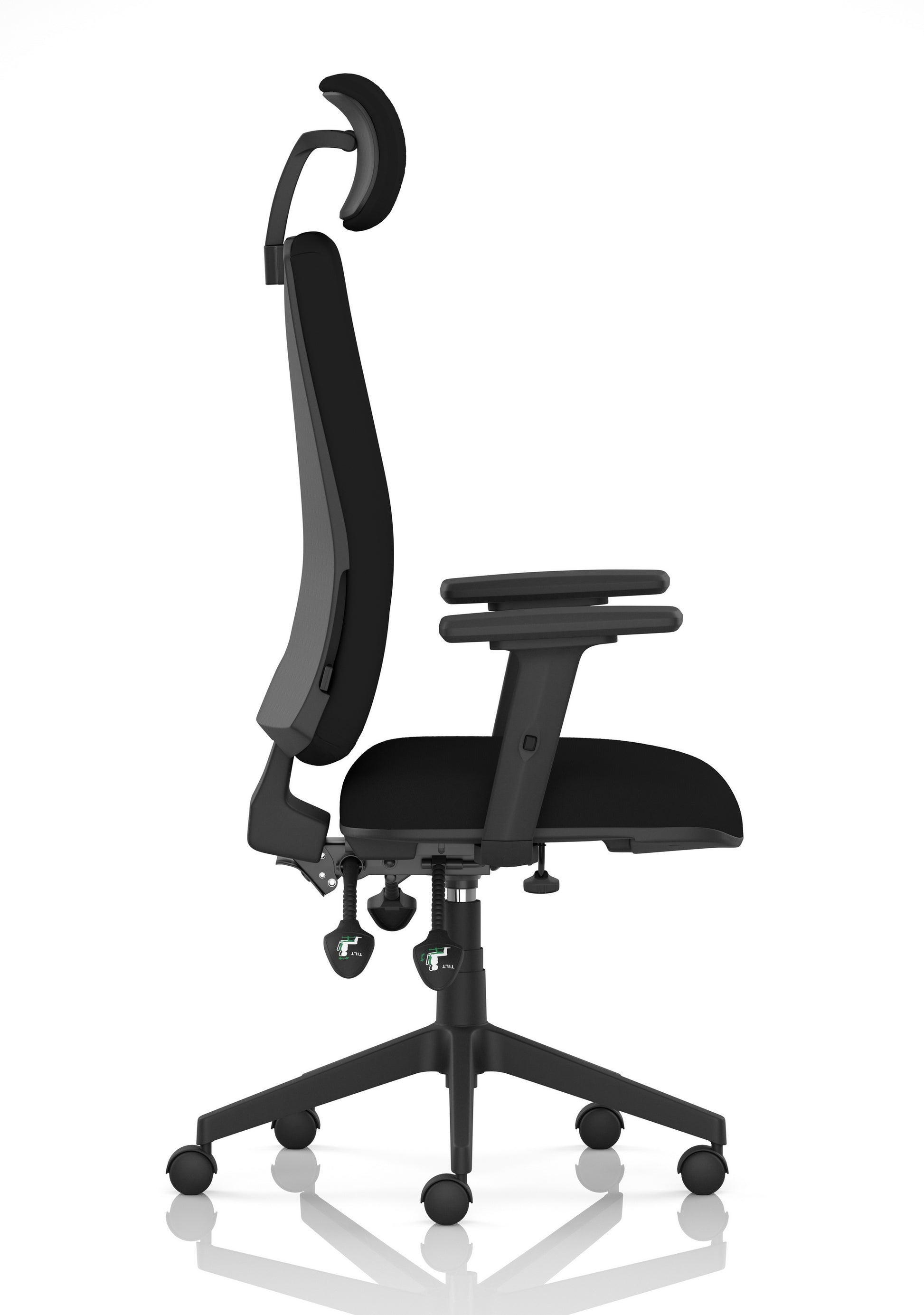 Orlena High Back Ergonomic Task Operator Office Chair with Headrest